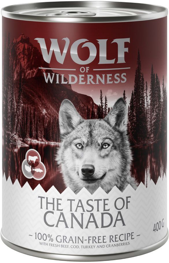 Wolf of Wilderness 6x400g The Taste Of Adulte The Taste Of Canada Wolf of Wilderness -...