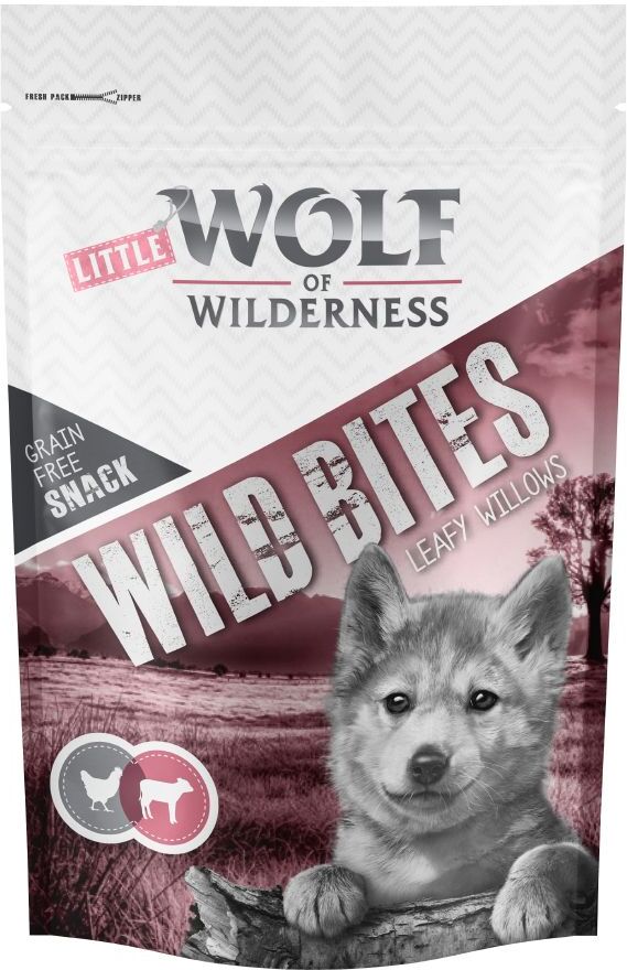 Wolf of Wilderness Little Wolf of Wilderness Wild Bites Junior 180 g pour chiot - Green...