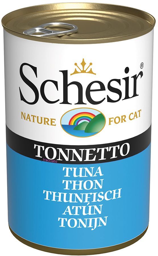 Schesir 6x140g en gelée thon, crevettes en gelée Schesir - Pâtée pour chat