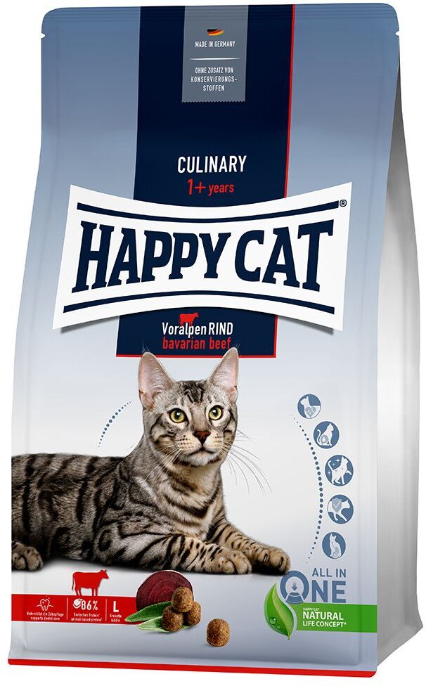 Happy Cat Culinary Adult bœuf des Préalapes pour chat - 2 x 10 kg