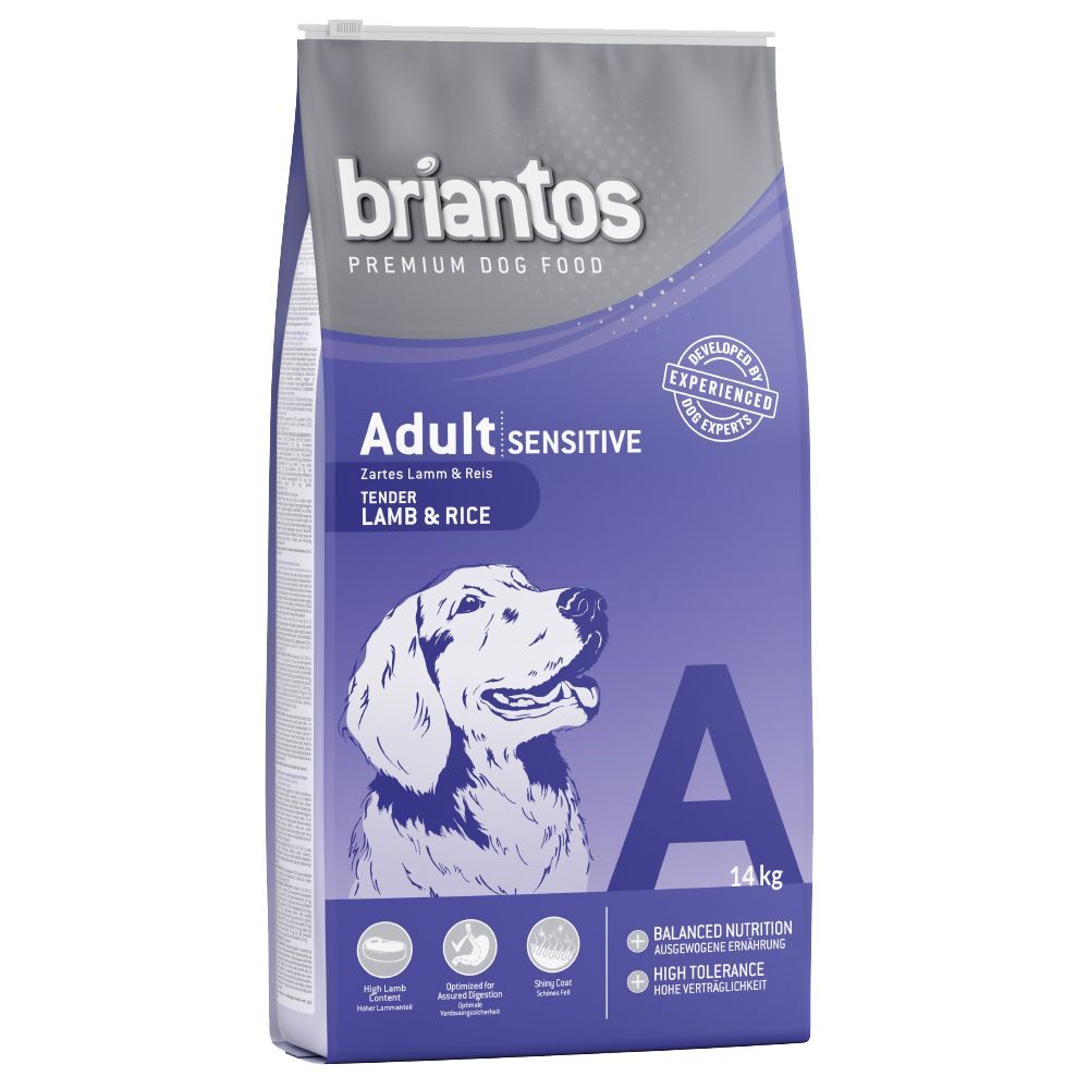 Briantos Adult Sensitive agneau, riz pour chien - 2 x 14 kg