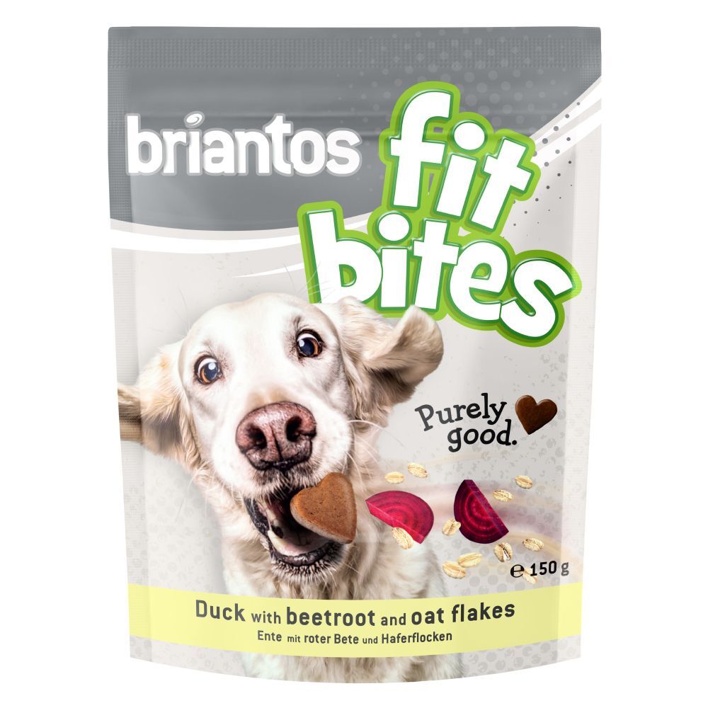 Briantos FitBites canard, betteraves, avoine pour chien - lot % : 3...