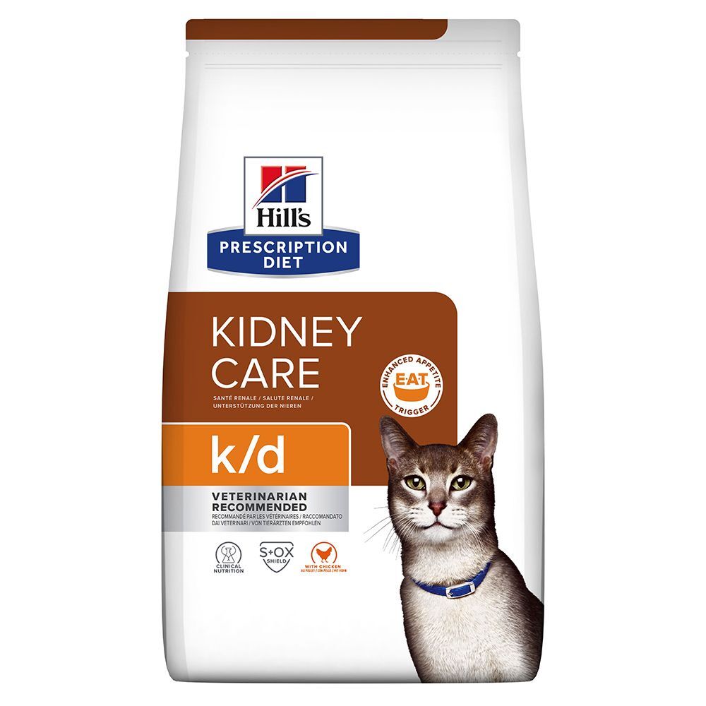 Hill's Prescription Diet Feline k/d Kidney Care poulet - lot % : 2 x...