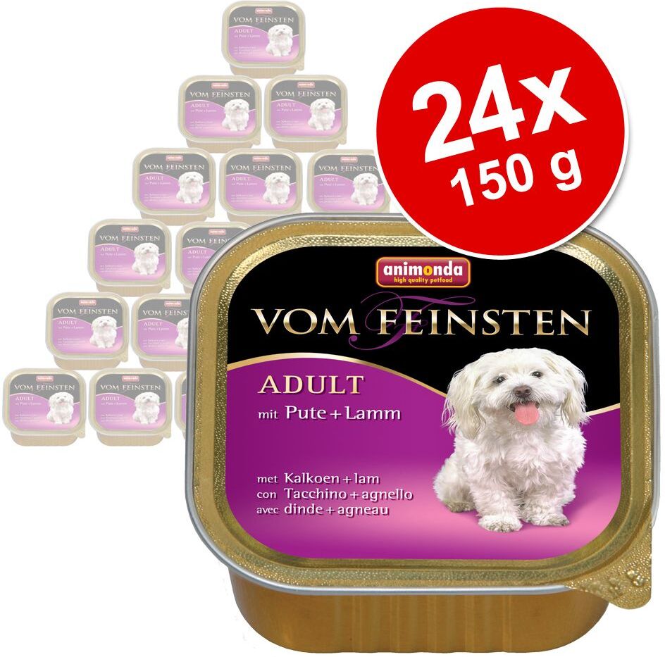 Animonda Vom Feinsten Lot Animonda vom Feinsten 24 x 150 g pour chien - Adult : cerf