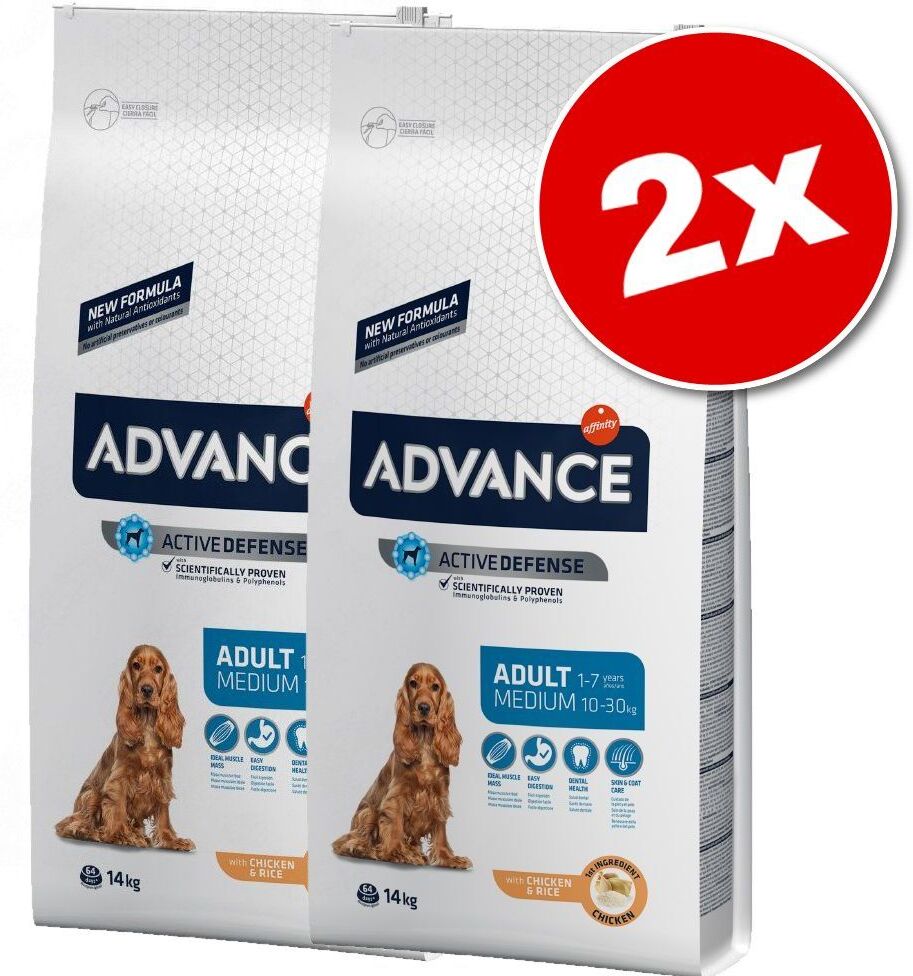 Affinity Advance Lot Affinity Advance Medium pour chien - Medium Light poulet (2 x 12 kg)