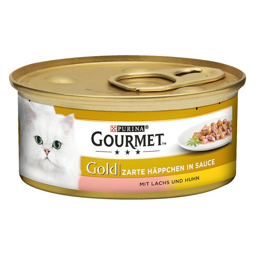 Gourmet 48x85g Les Noisettes - veau, légumes Gourmet - Pâtée pour Chat