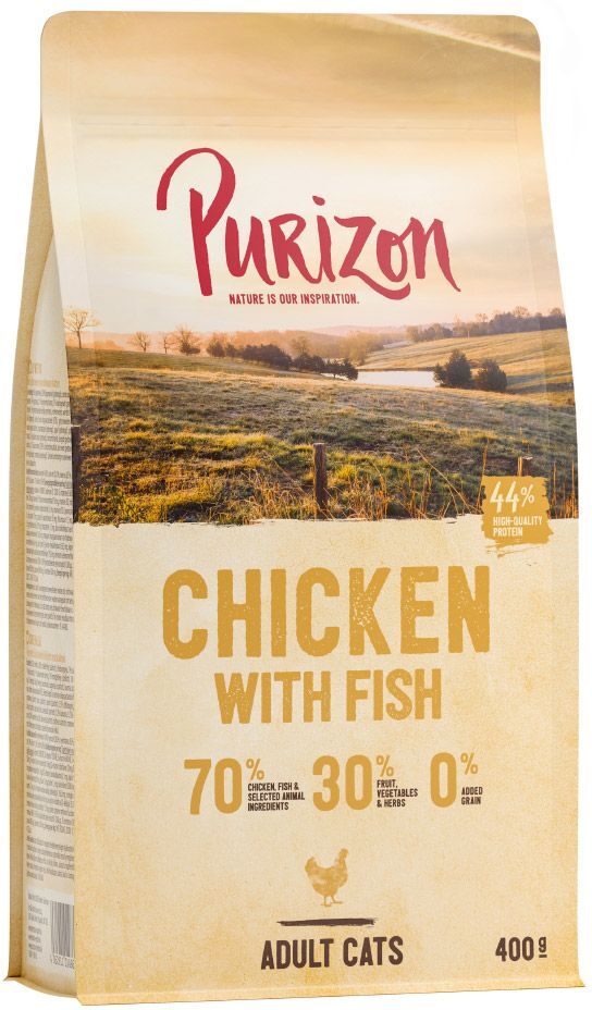 Purizon 3x400 g : poulet & poisson, agneau & poisson, poisson Purizon...