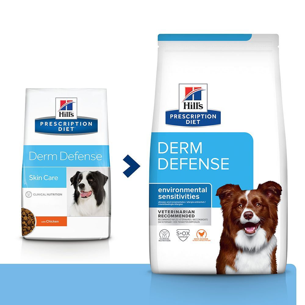 Hill's Prescription Diet Derm Defense poulet pour chien - 12 kg