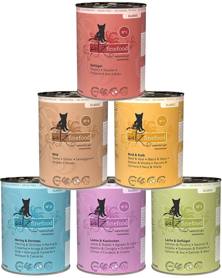 catz finefood 6x400g Catz Finefood Nourriture pour chat