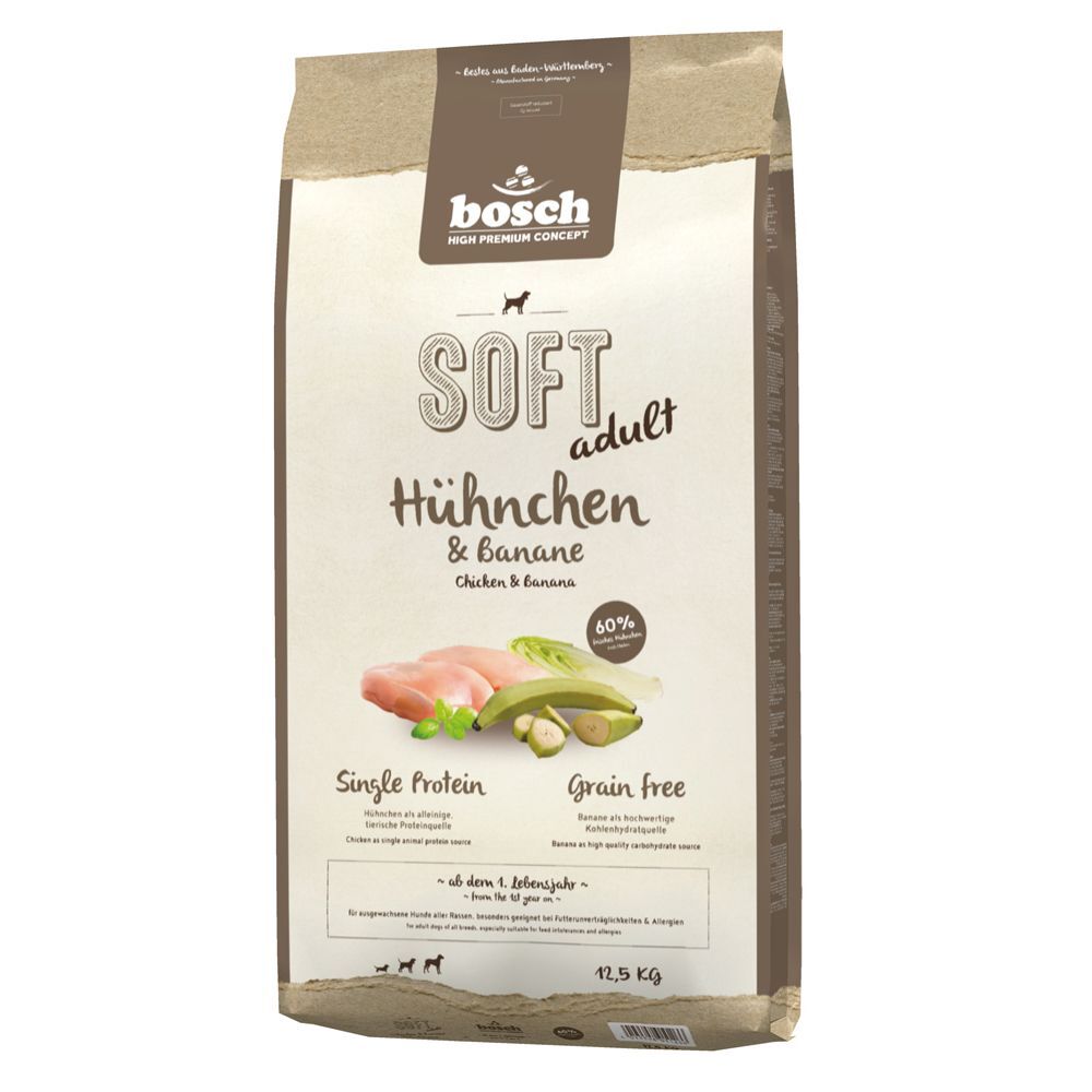 Bosch HPC Soft bosch Soft poulet, banane pour chien - 2 x 12,5 kg
