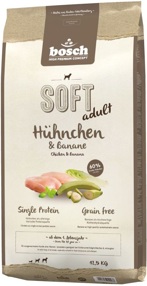 Bosch HPC Soft 2,5kg poulet et banane bosch HPC Soft - Croquettes pour Chien