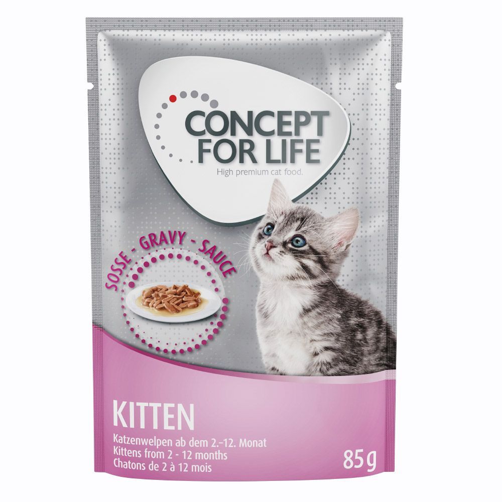 Concept for Life 24x85g Kitten en sauce pour chaton Concept for Life - Pâtées pour Chat