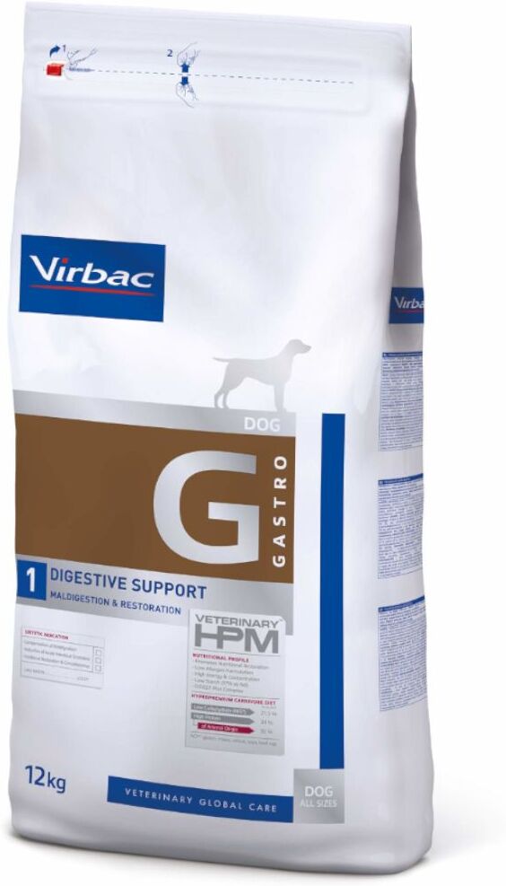 Virbac 2x12kg Digestive Support Virbac Veterinary HPM Dog