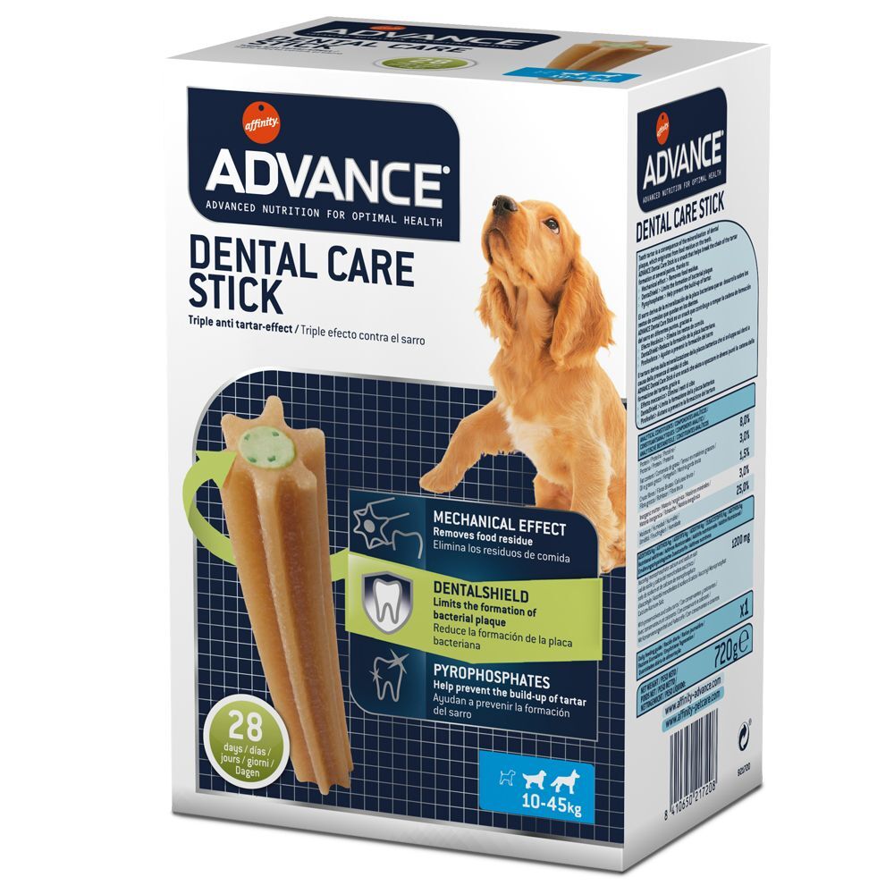 Affinity Advance 2x720g Bâtonnets Advance Dental Care Stick Medium Affinity Advance,...