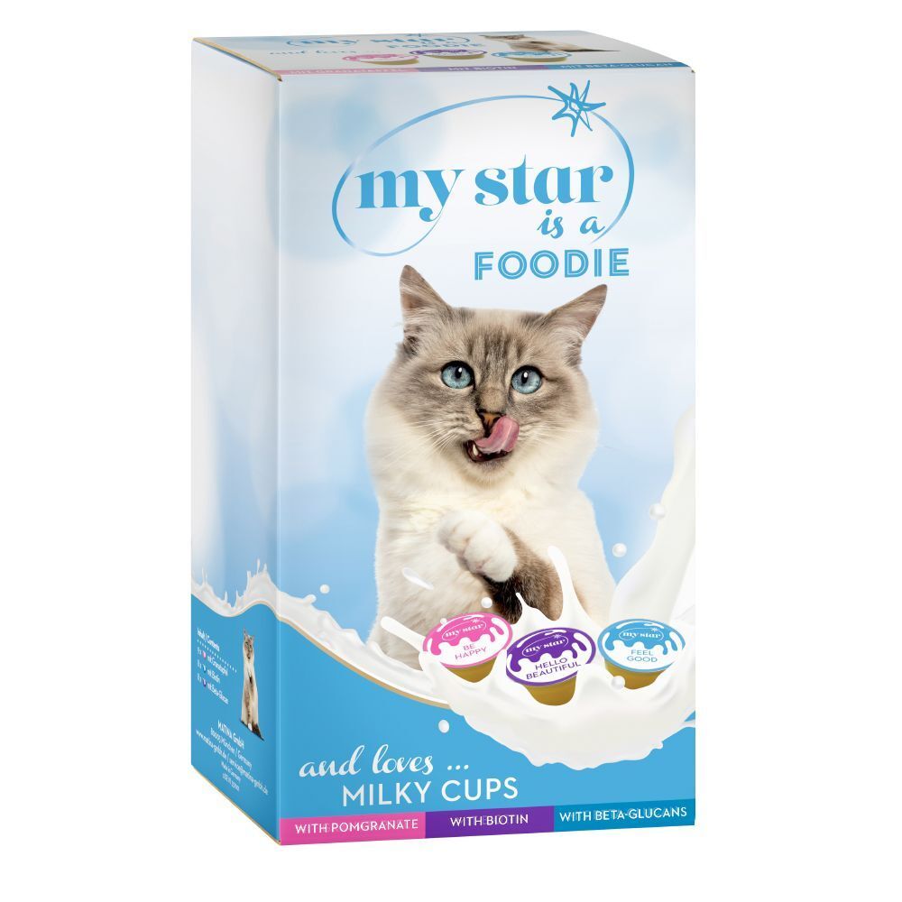 My Star 25x15g My Star Milky Cups - Friandises pour chat