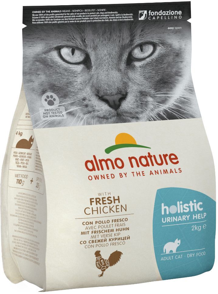 Almo Nature Holistic Urinary Help poulet pour chat - 2 x 2 kg