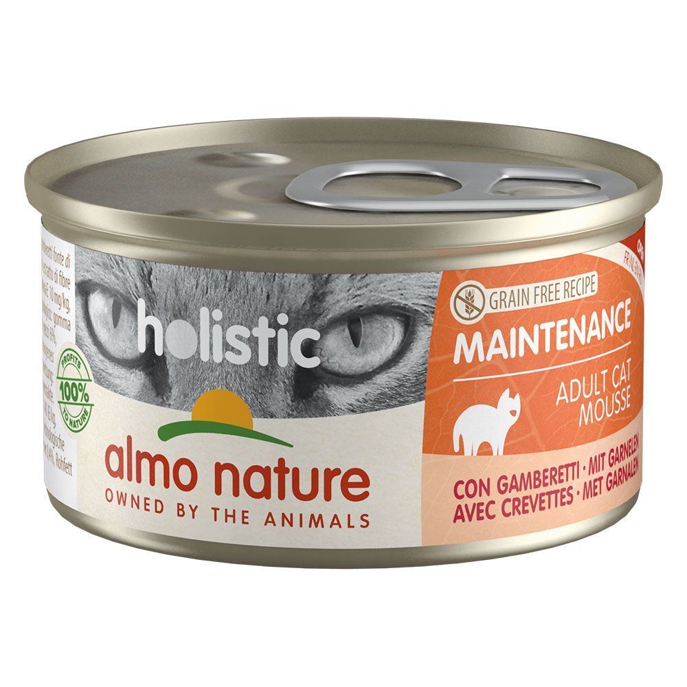 Almo Nature Holistic 6x85g Almo Nature Holistic Maintenance - poisson gras - Pâtée pour Chat