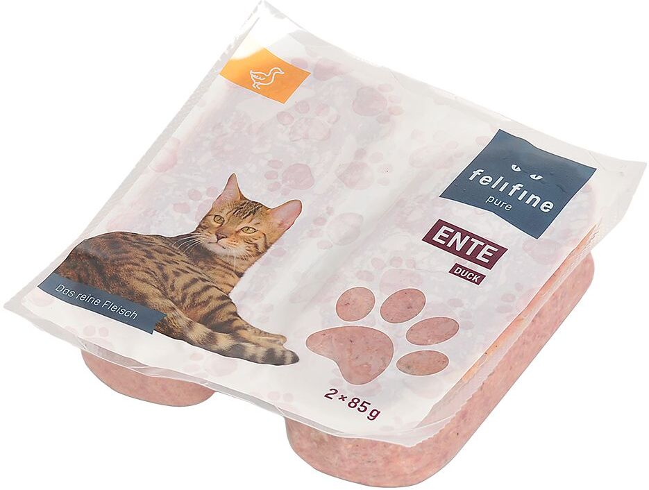 Felifine Pure canard, poulet pour chat - 32 x 2 x 85 g