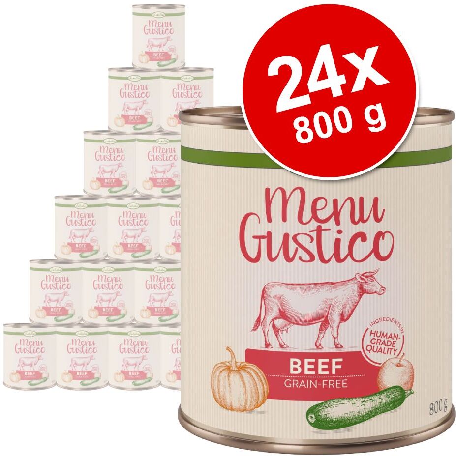 Lukullus Lot Lukullus Menu Gustico 24 x 800 g pour chien - poulet, brocolis,...