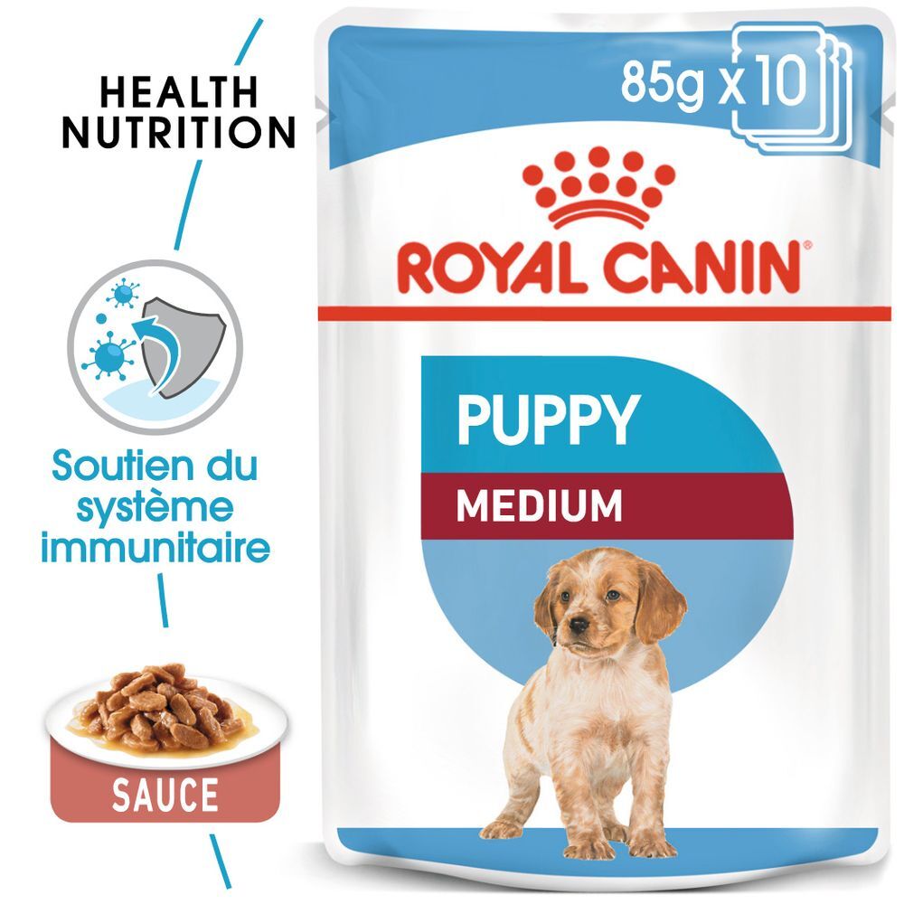 Royal Canin Size Royal Canin Medium Puppy pour chiot - 10 x 140 g
