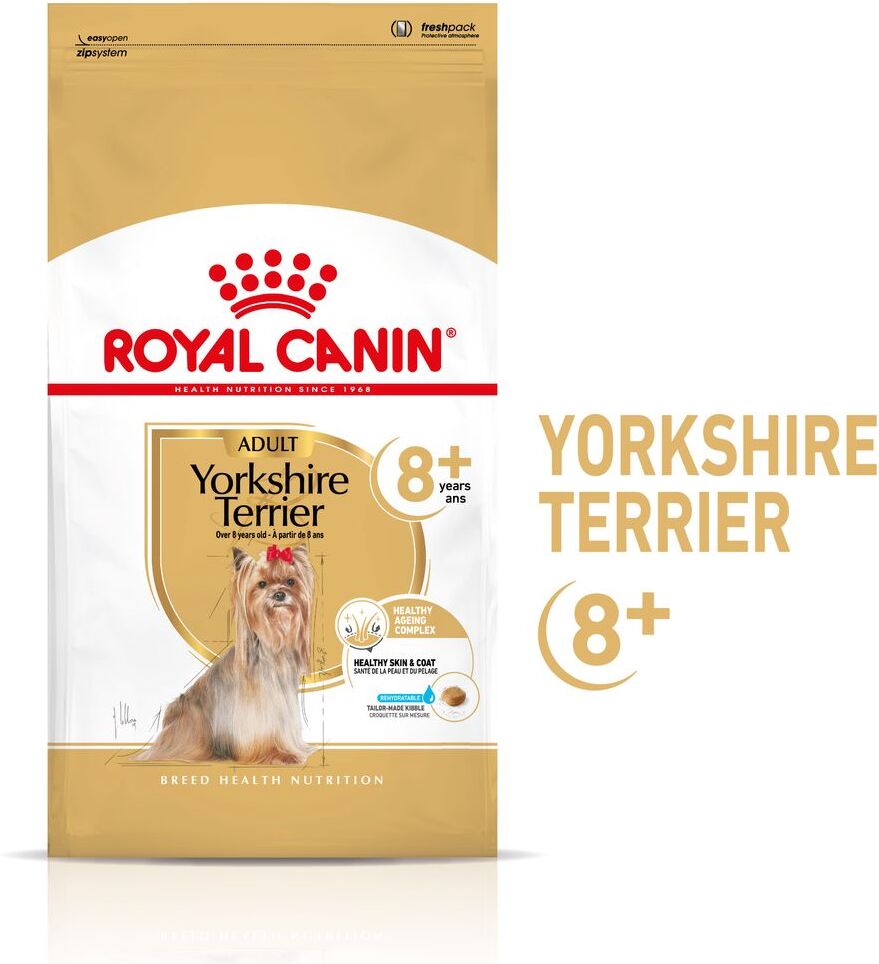 Royal Canin Breed Royal Canin Yorkshire Terrier Adult 8+ pour chien - 3 kg