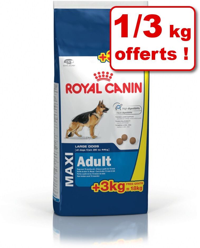 Royal Canin Size Croquettes Royal Canin Size 8/15 kg + 1/3 kg offerts ! - Giant Adult...