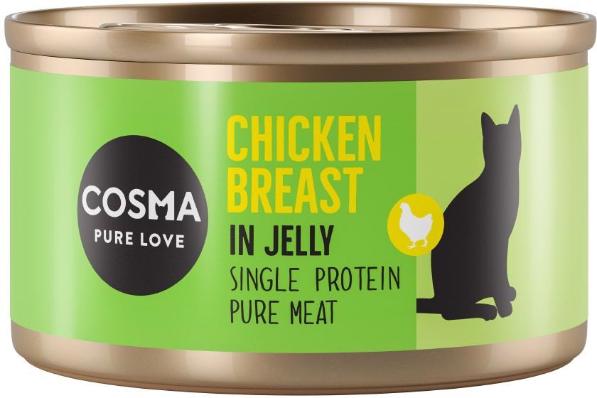 Cosma 24x85g Original en gelée lot 4 saveurs Cosma - Pâtée pour chat