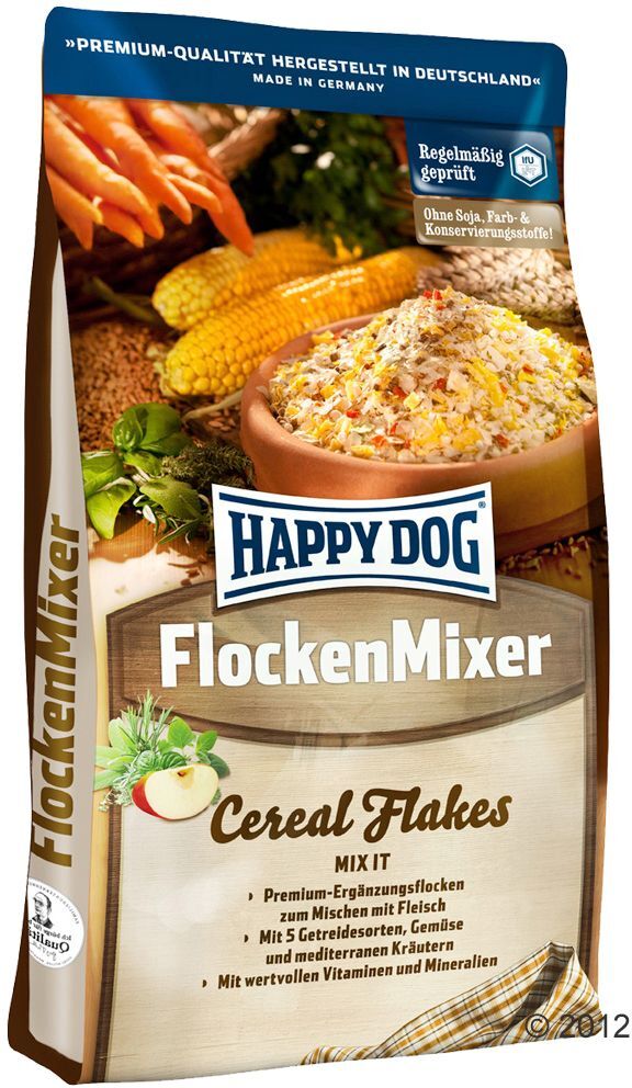 Happy Dog Flocken-Mixer Flocons pour chien - 10 kg