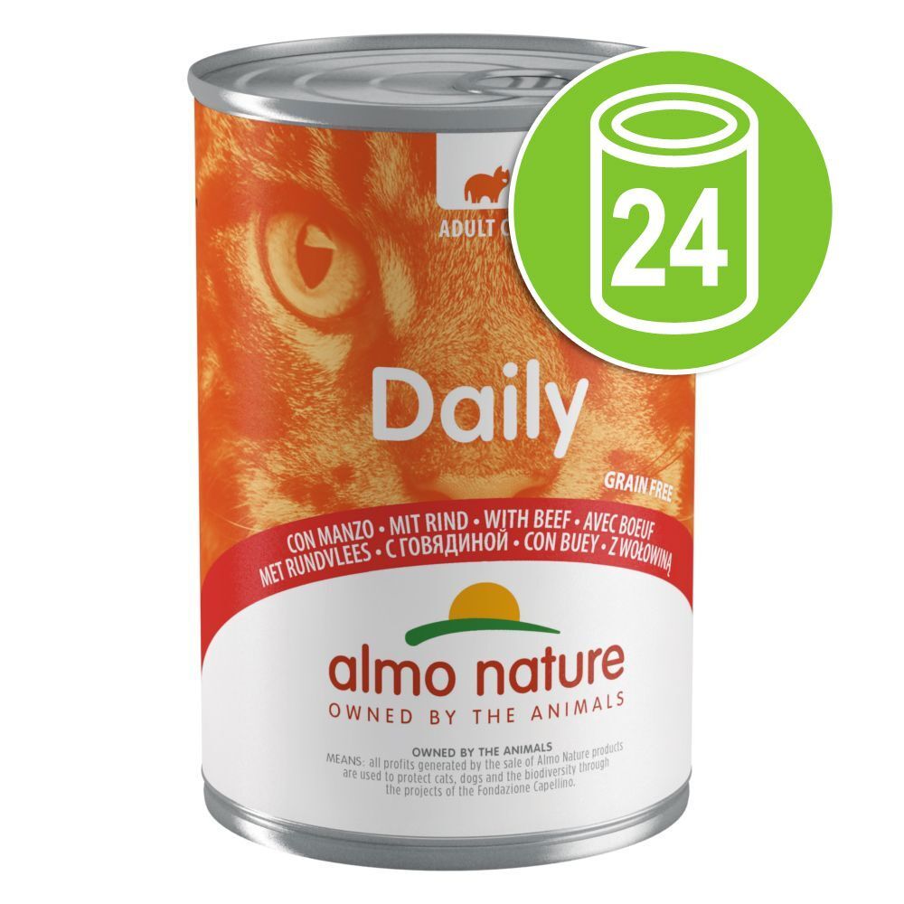 Almo Nature Daily Menu Lot Almo Nature Daily 24 x 400 g pour chat - lapin