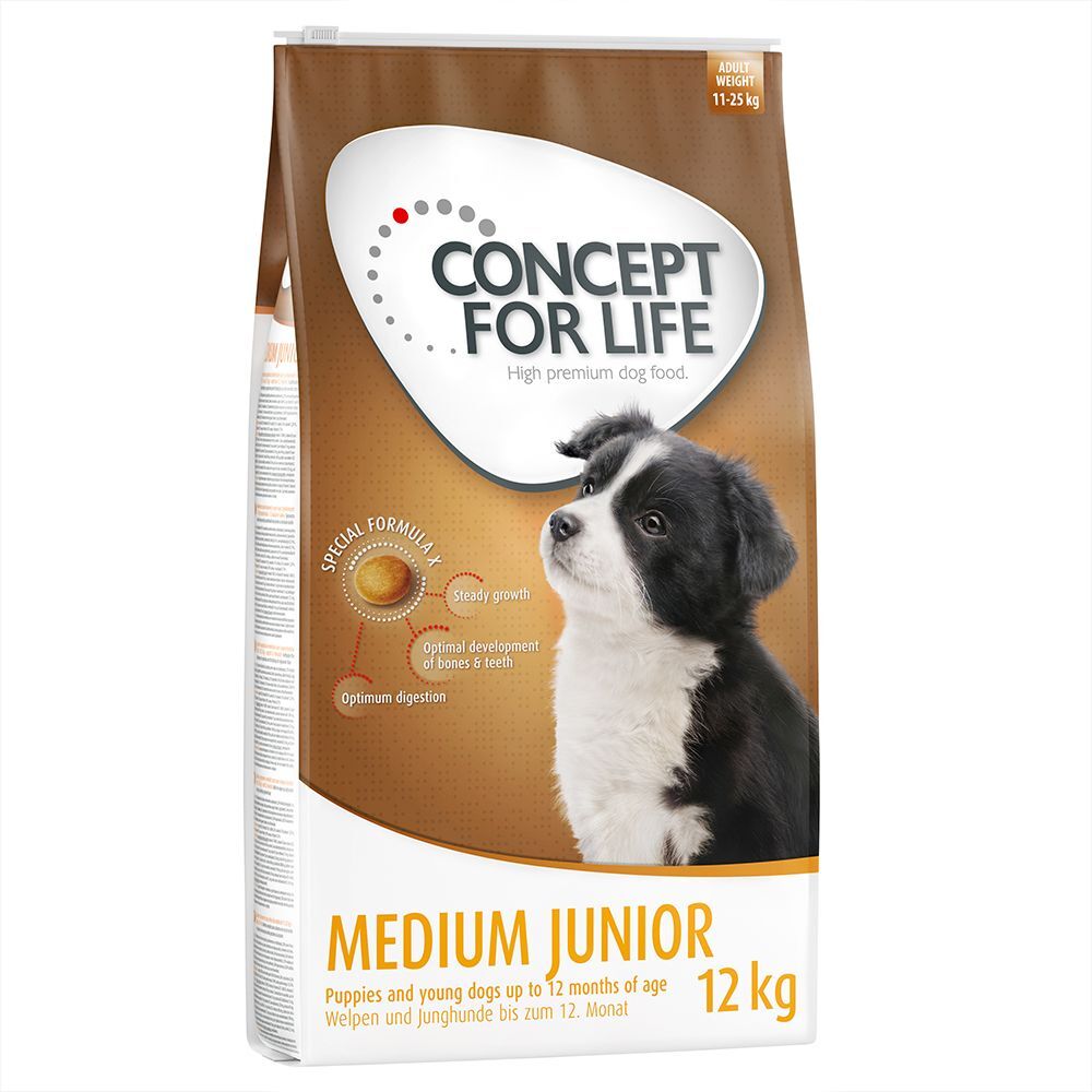 Concept for Life 1,5kg Medium Junior Concept for Life - Croquettes pour Chien