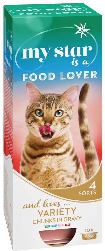 My Star 10x85g4saveurs is a Food Lover My Star - Pâtées pour Chat