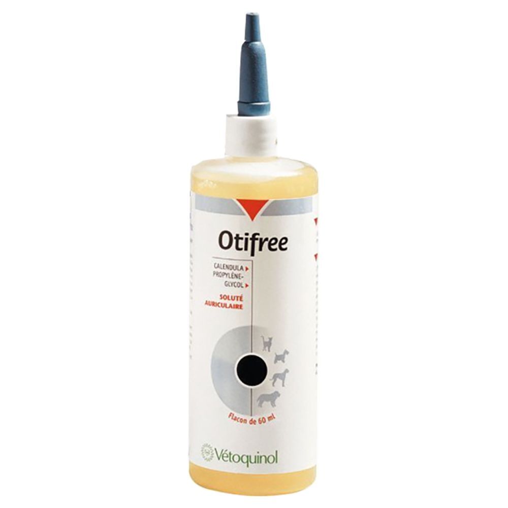 Vetoquinol 2x60mL Otifree Vetoquinol chien et chat - Soin des Oreilles Chien et...