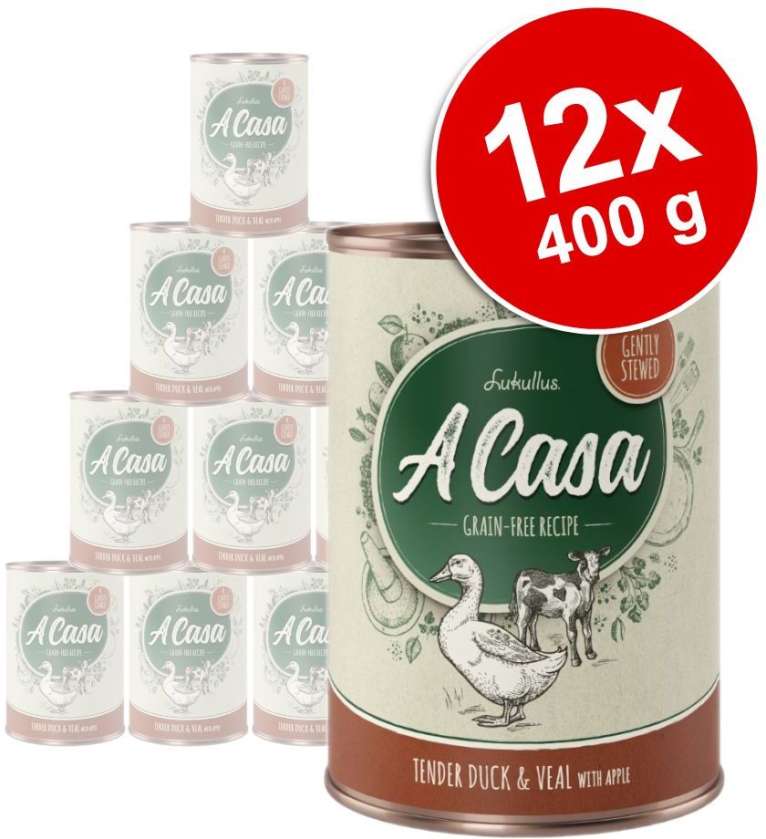 Lukullus Lot Lukullus A Casa 12 x 400 g - Dinde au romarin