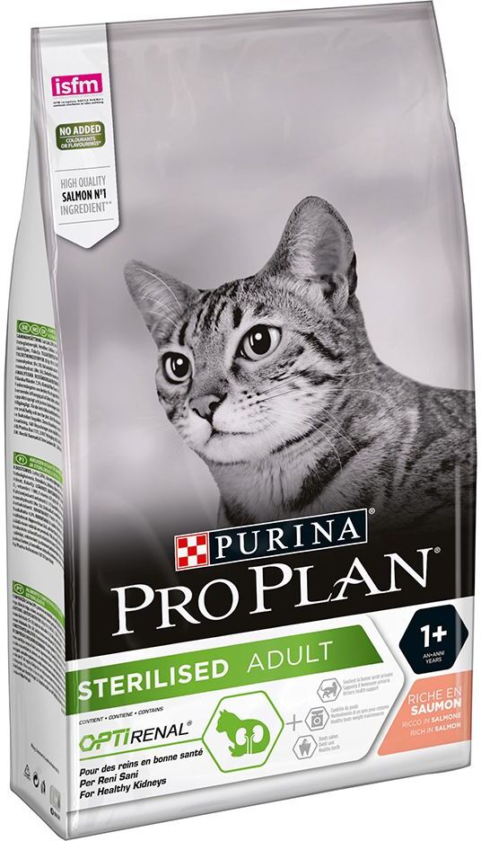 Pro Plan PURINA PRO PLAN Sterilised riches en saumon pour chat stérilisé - 3 kg