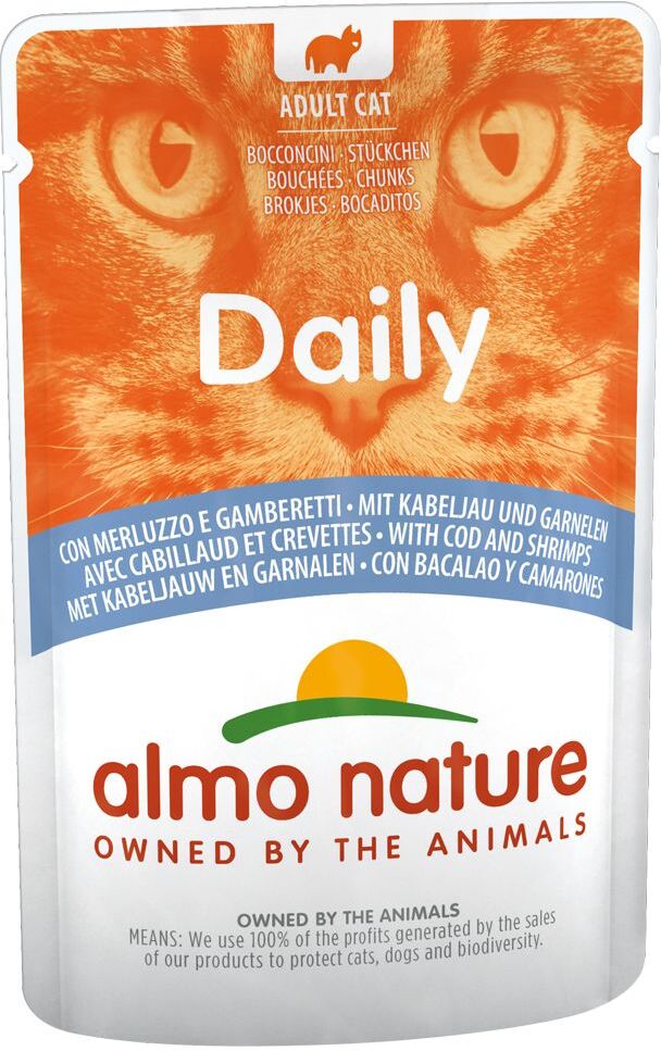 Almo Nature Daily Menu 12x70g veau, agneau Almo Nature Daily Menu - Pâtée pour Chat