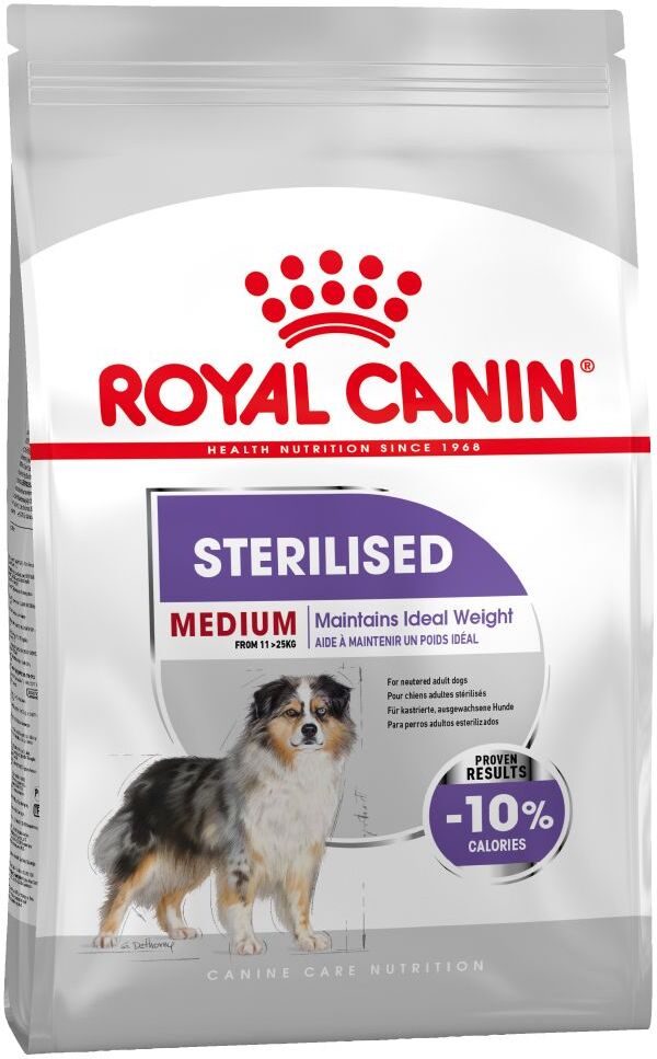 Royal Canin Care Nutrition Royal Canin Medium Sterilised - en complément : sachets Sterilised 12...