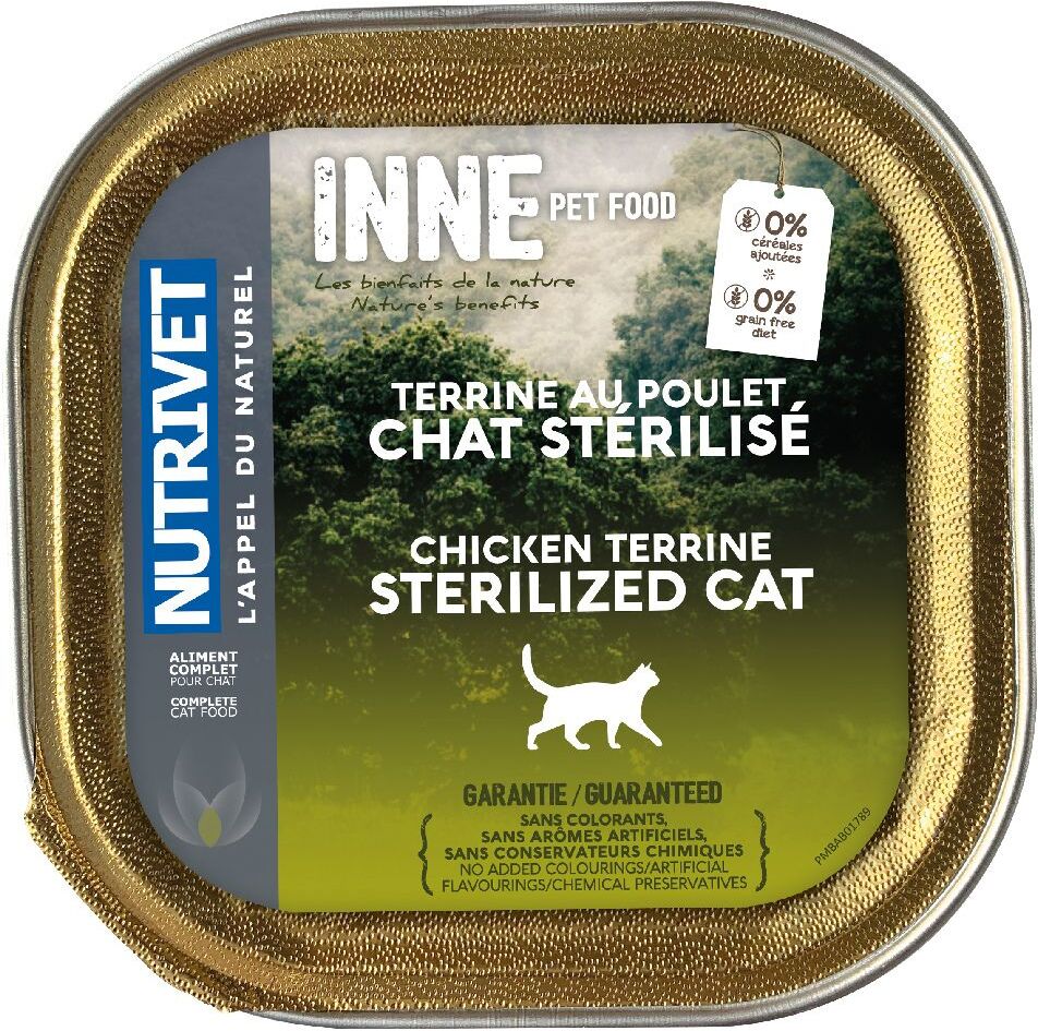 Nutrivet Inne Terrine Sterilized pour chat - 20 x 150 g