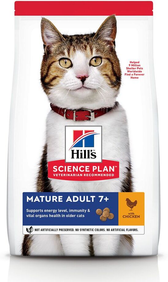 Hill's Science Plan 2x10 kg Hill's Science Plan Mature Adult 7+ Active Longevity, poulet