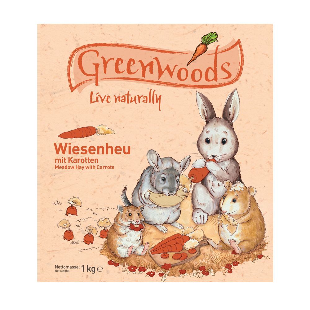 Greenwoods Small Animals Lot 3 saveurs Greenwoods 3 x 1 kg - lot 3 saveurs