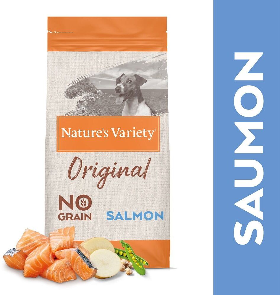 Nature’s Variety Nature's Variety Original No Grain Mini Adult saumon pour chien - 2 x...