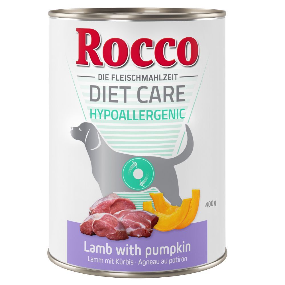 Rocco 24x400g Rocco Diet Care Hypoallergenic, agneau maxi - Pâtée pour chien