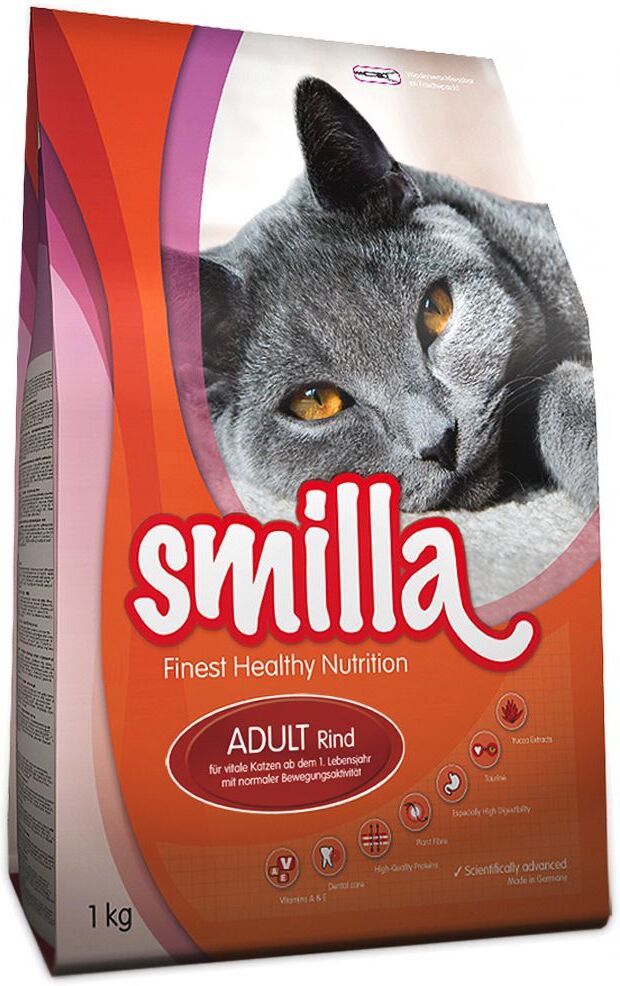 Smilla 10kg Smilla Adult, bœuf - Croquettes pour chat