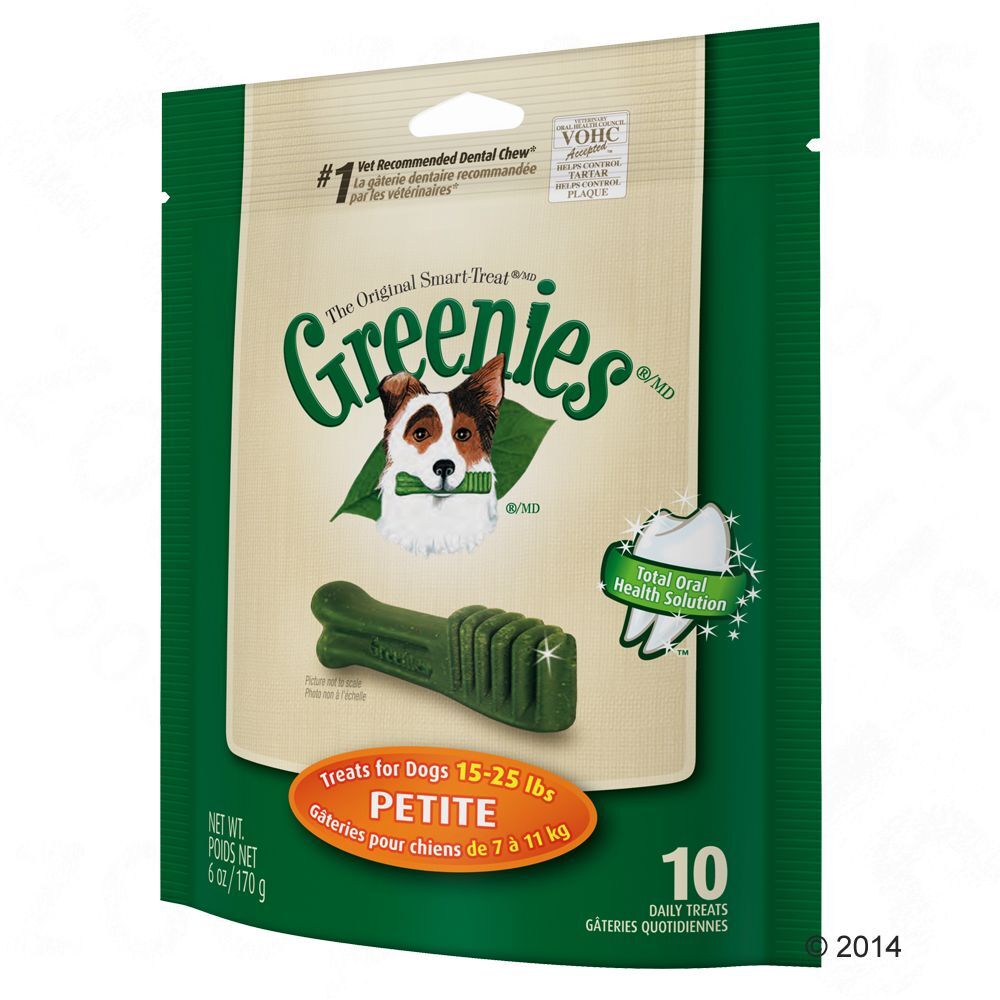 Greenies lot % : 3x170 g (10) Friandises bucco-dentaires Petite Greenies