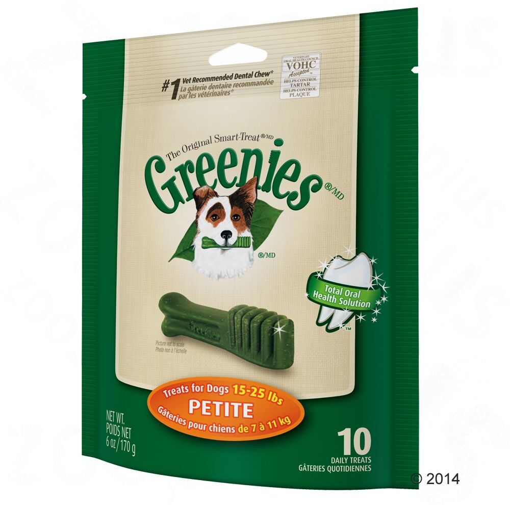 Greenies 170 g (10 friandises) Friandises bucco-dentaires Petite Greenies