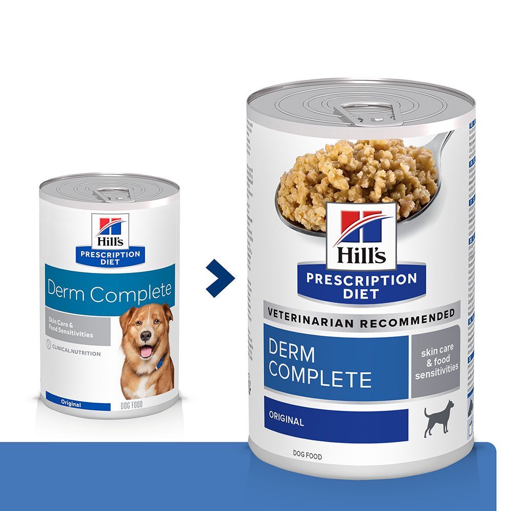 Hill's Prescription Diet Hill’s Prescription Diet Derm Complete pour chien - 48 x 370 g