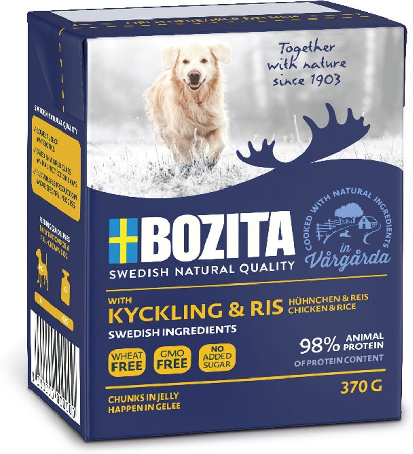 Bozita Bouchées en gelée 12 x 370 g - Dinde