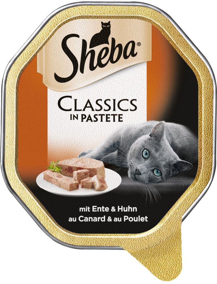 Sheba 22x85g Sheba Classics veau, poulet - Pâtée pour chat