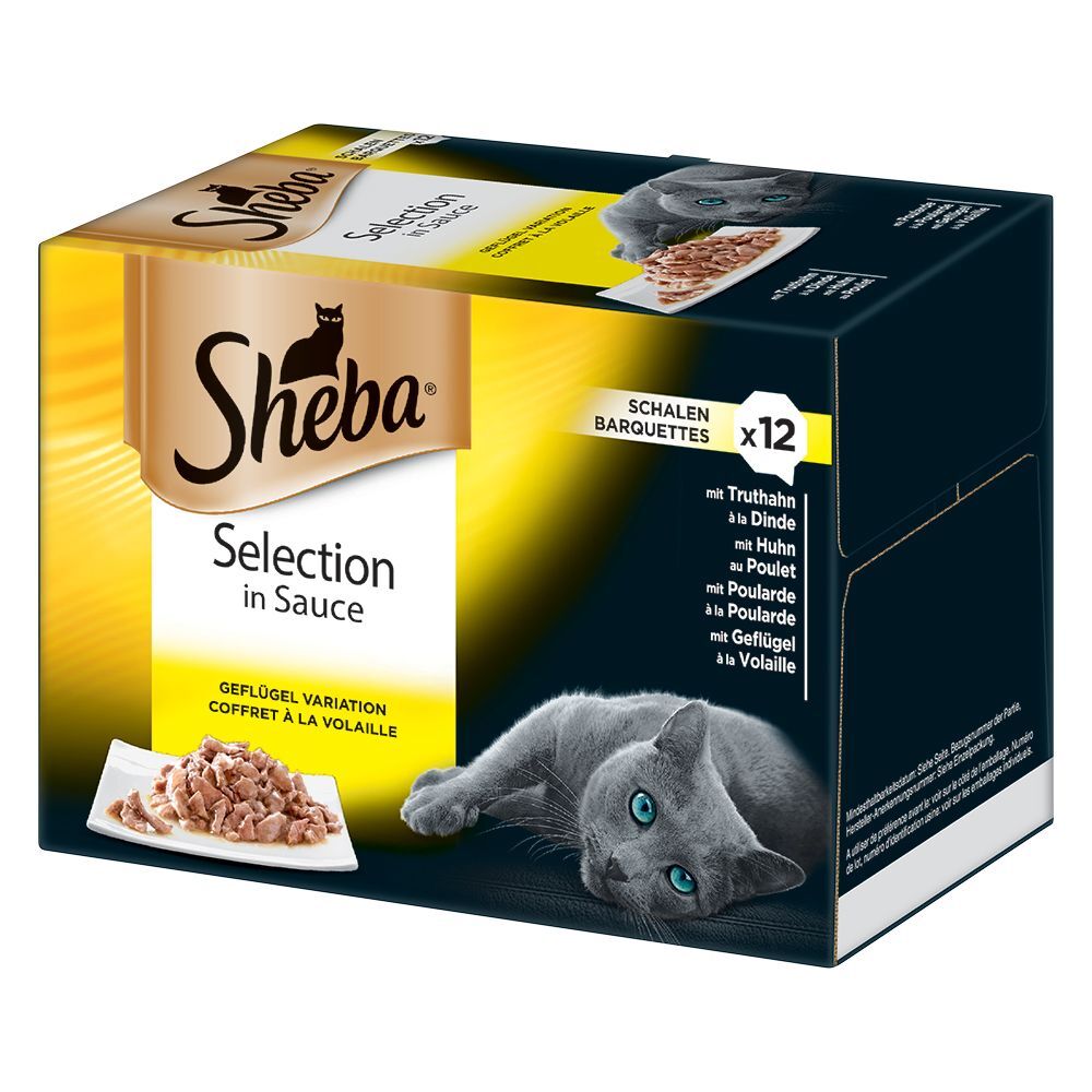 Sheba 48x85g Les Barquettes de Sheba Coffret Océan - Pâtée pour chat