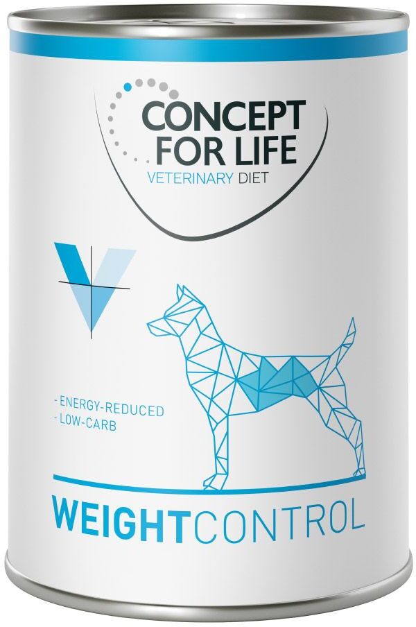 Concept for Life Veterinary Diet Weight Control pour chien - 48 x 400 g