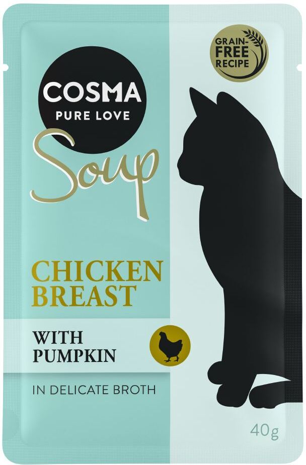 Cosma 4x40g Soup Cosma - Pâtée pour chat